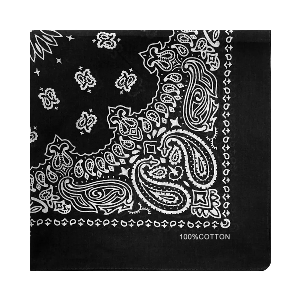 Custom bandana double sided printed bandana 100% cotton