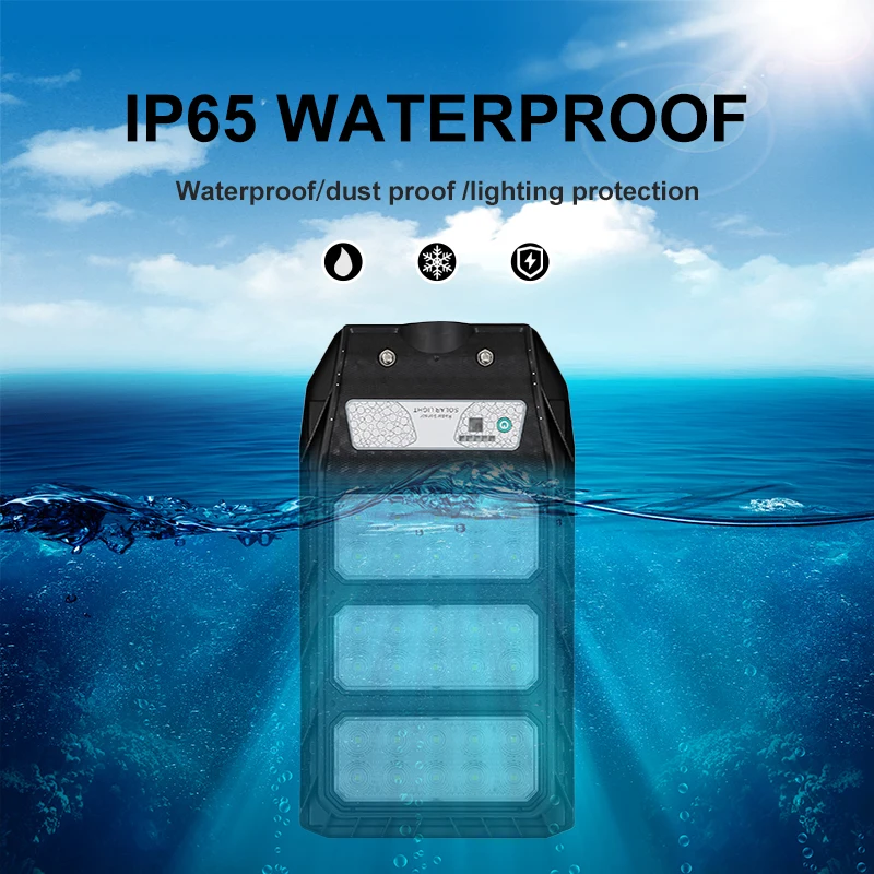 Garden Road Ip65 Outdoor Waterproof Solar Light ABS 350W Sunlight Wall Lamp for Garden Decoration