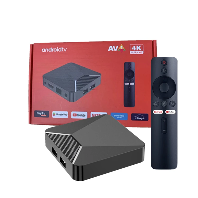 2023 Tv Box 4k Android 11 Q5 PLUS ATV S905W2 Voice Remote Control Quad Core Dual Wifi 2GB 16GB smart tv android box Set-Top Box