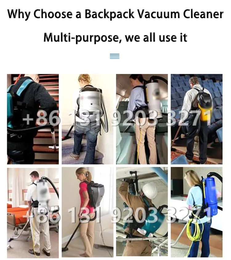 Factory Direct Sales Durable Backpack Vacuum Cleaner 4l 1000w Back Pack Vacuum Cleaner