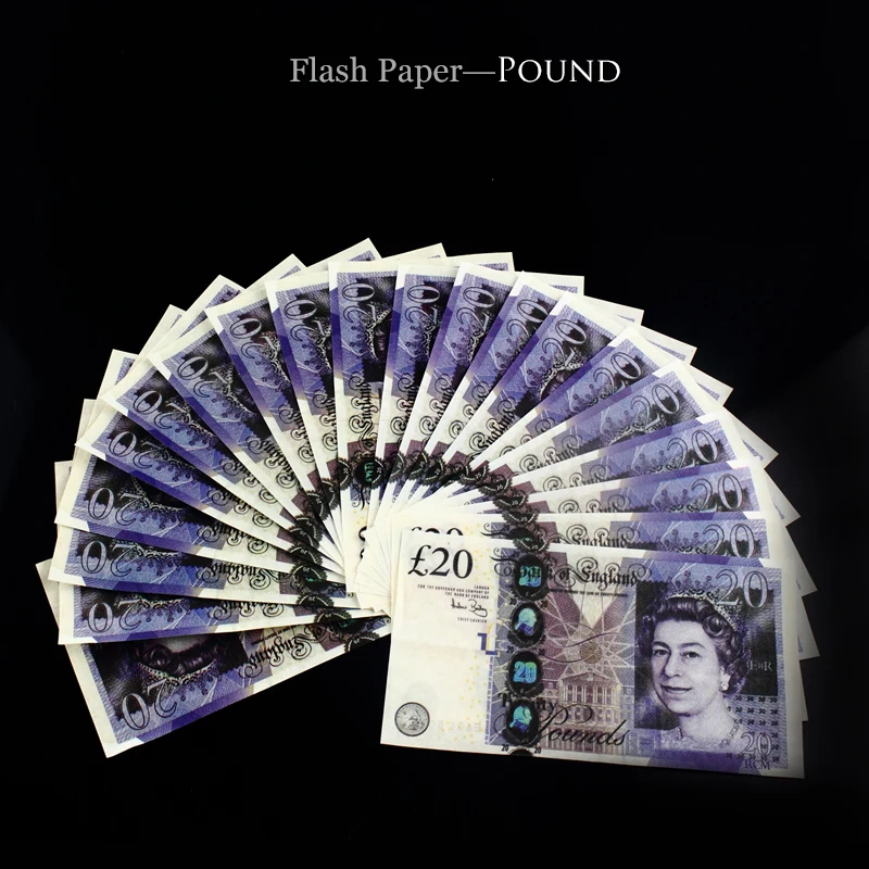 new arrival  Flash Bill -- Pound (10pcs)  Halloween Day  magic prop  magician Teaching aids  magic iluciones