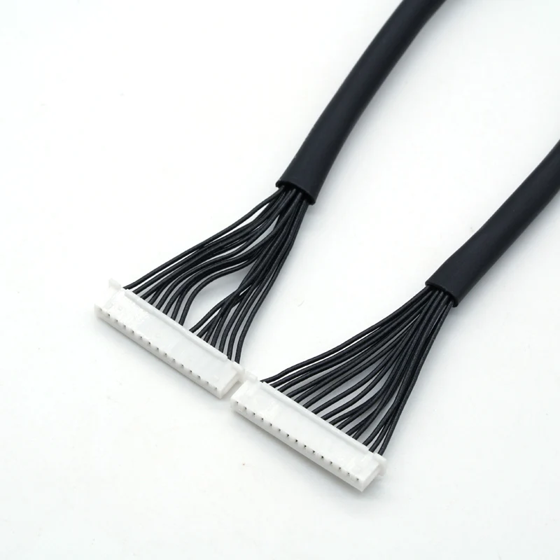 PH1.25mm 15Pins To 15Pins Connector Molex 51021 Black Wires Cable Wiring Harness