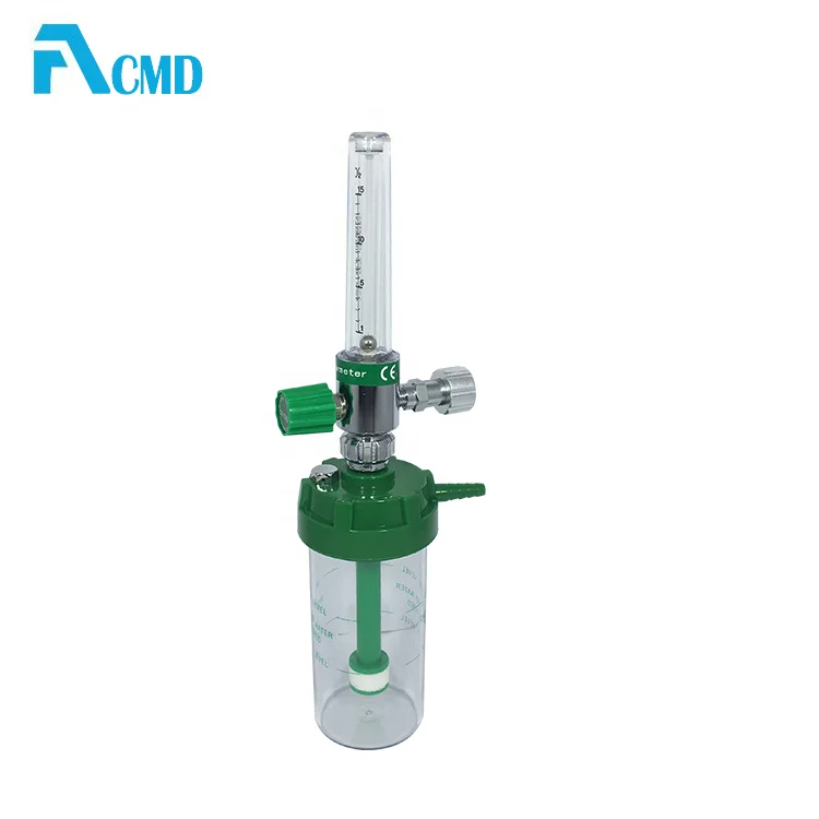 Oxygen Flow Meter Therapy Medical Oxygen Flowmeter With Humidifier Adult Use