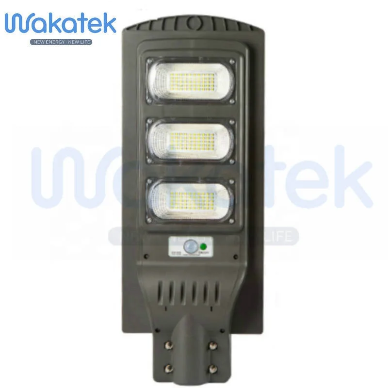  Светодиодный уличный фонарь на солнечной батарее Wakatek 90 Вт все в