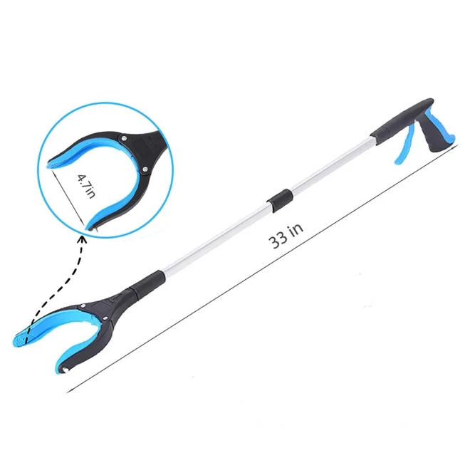 32inch Garbage Trash Picker Extra Long Folding Reacher Grabber Tool