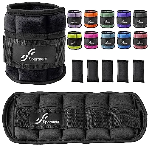 TTSPORTS Fitness exercise adjustable wrist weights and ankle weights strength training ankle weights