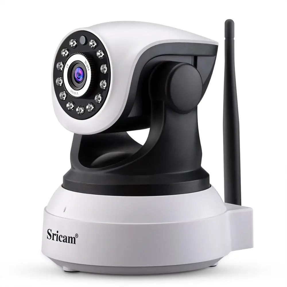 Sricam SP017 купольная инфракрасная панорамная 3MP WIFI FHD IP-камера с Full HD камерой панорамирование наклон зум внутренняя Беспроводная FHD-камера