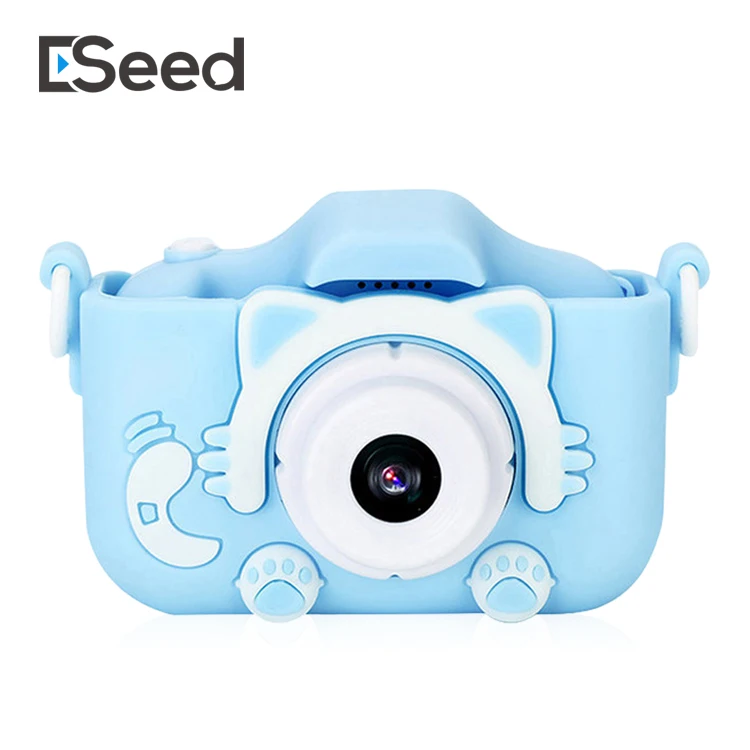 X5S Toy Anti-Drop Mini Cute Cartoon Kids Camera IPS Screen HD 1080P 2.0 Inch 1200W Children Fun Digital Photo Camera