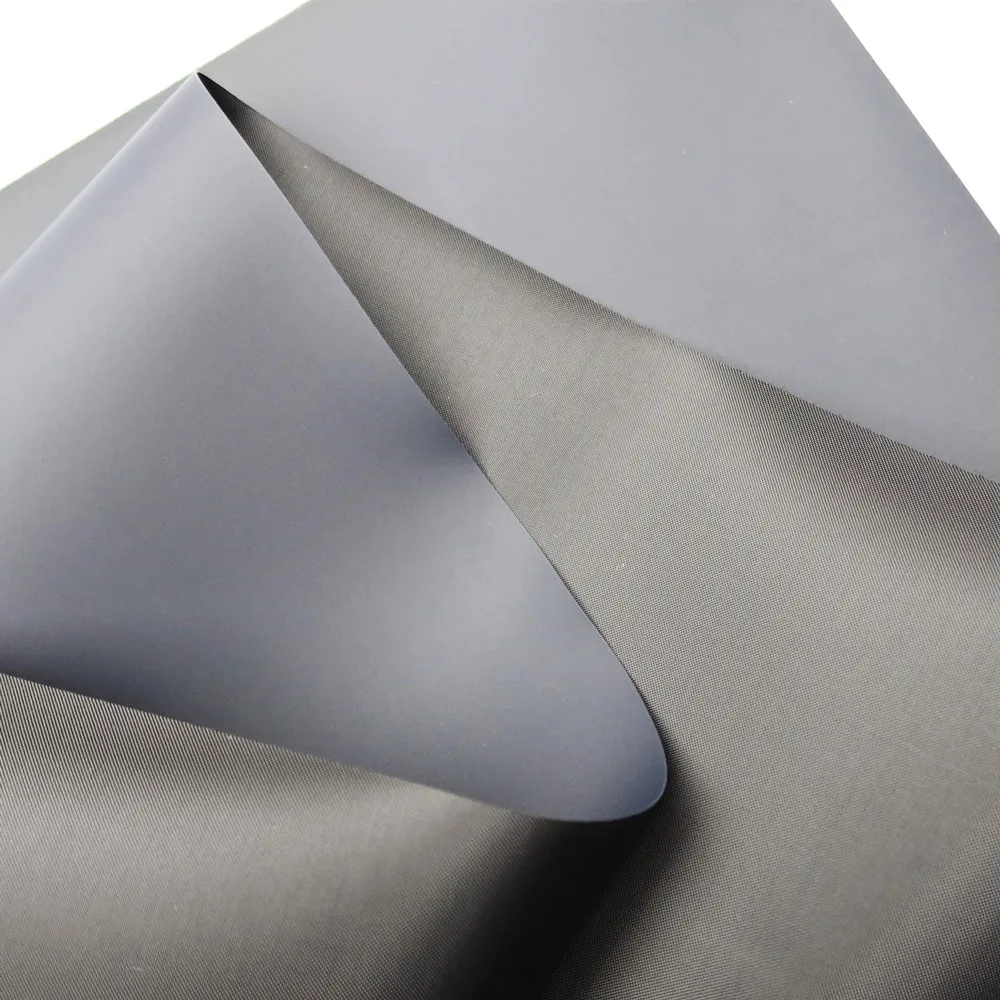 Heat Sealable TPU Laminated 420d Nylon Fabric For Outdoor Backpack Welding Nylon Tpu Fabric