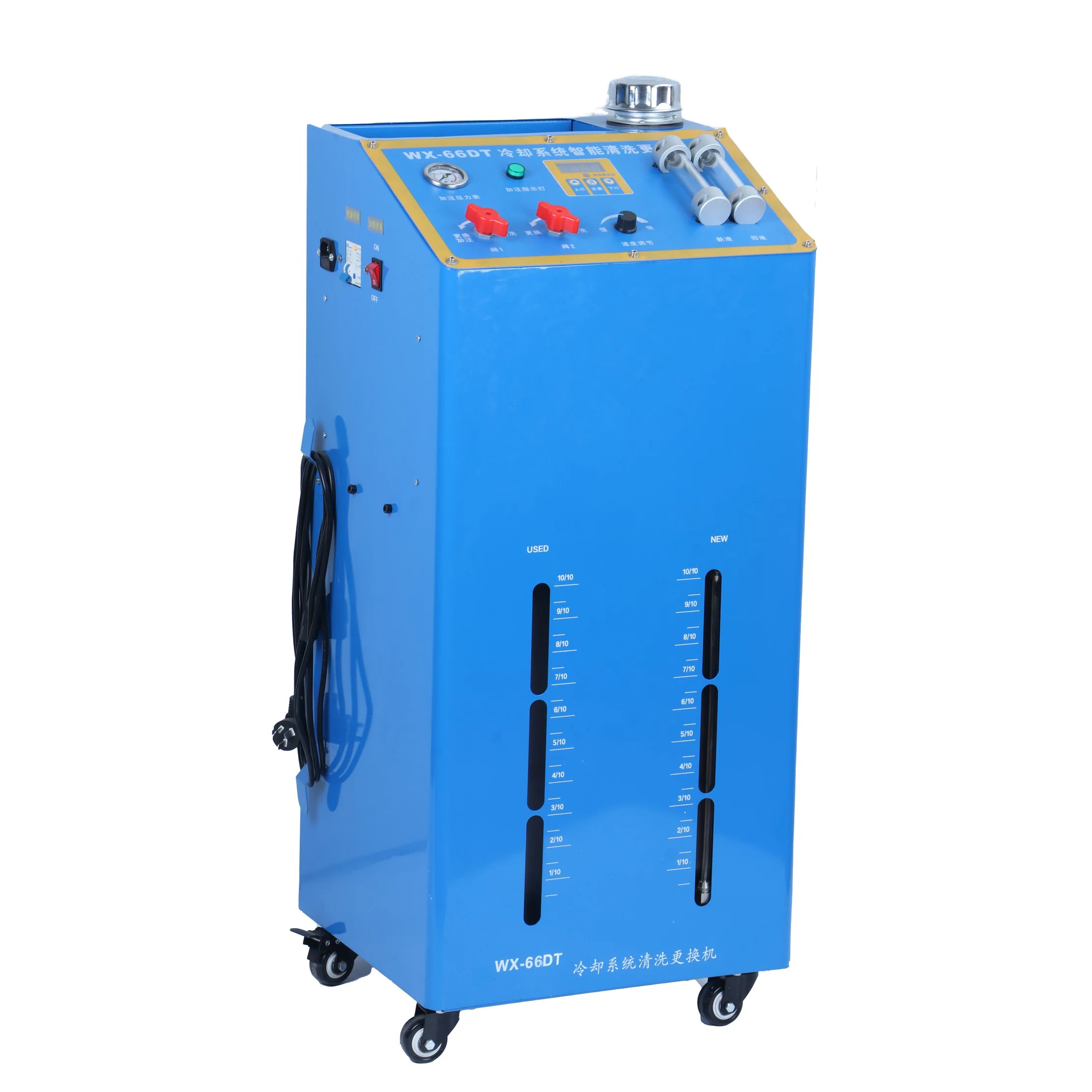 The latest equipment for flushing and replacing antifreeze in automotive cooling systems