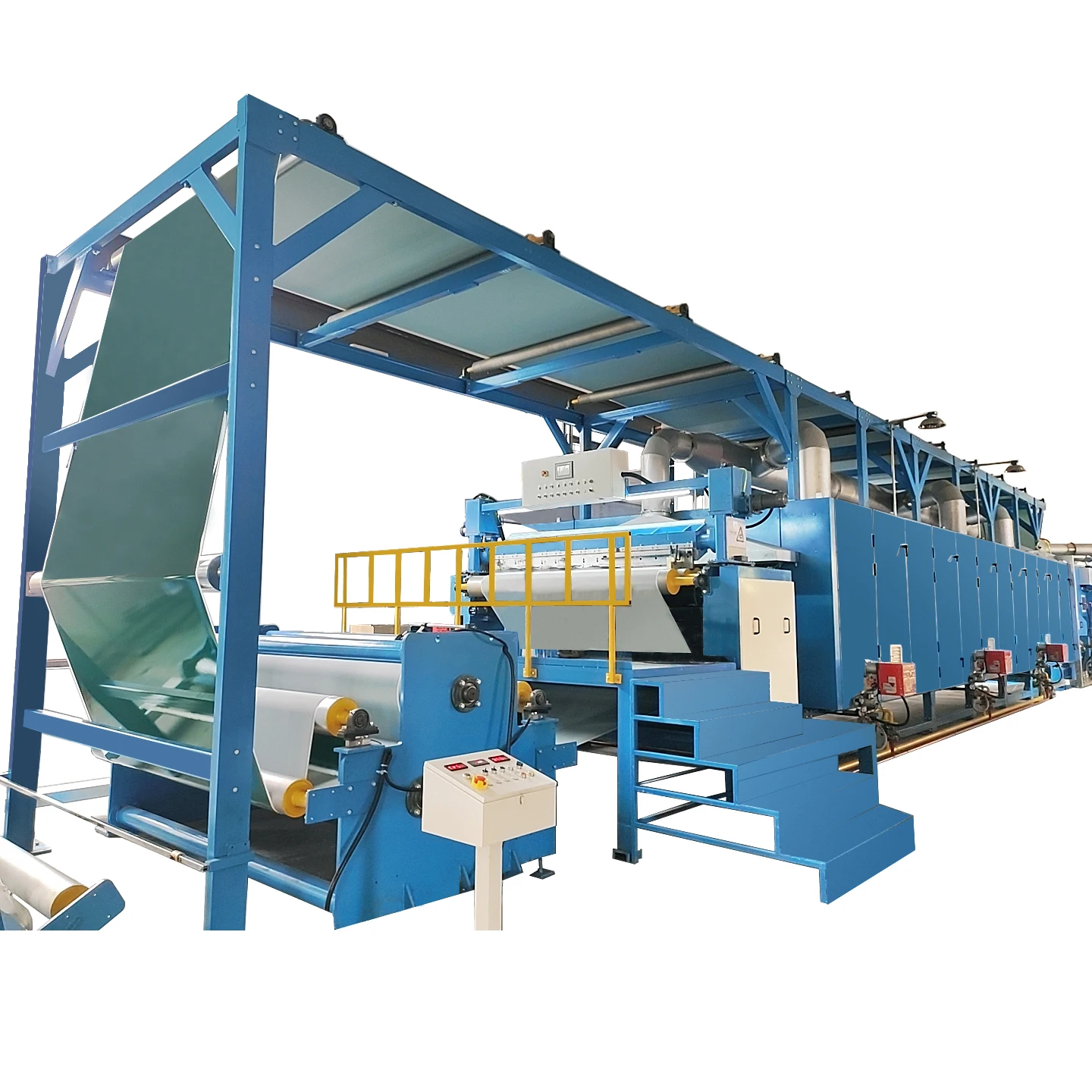 Youneng Polyester Fabric PVC Conveyor Belt Lamination Coating Machine For Treadmill