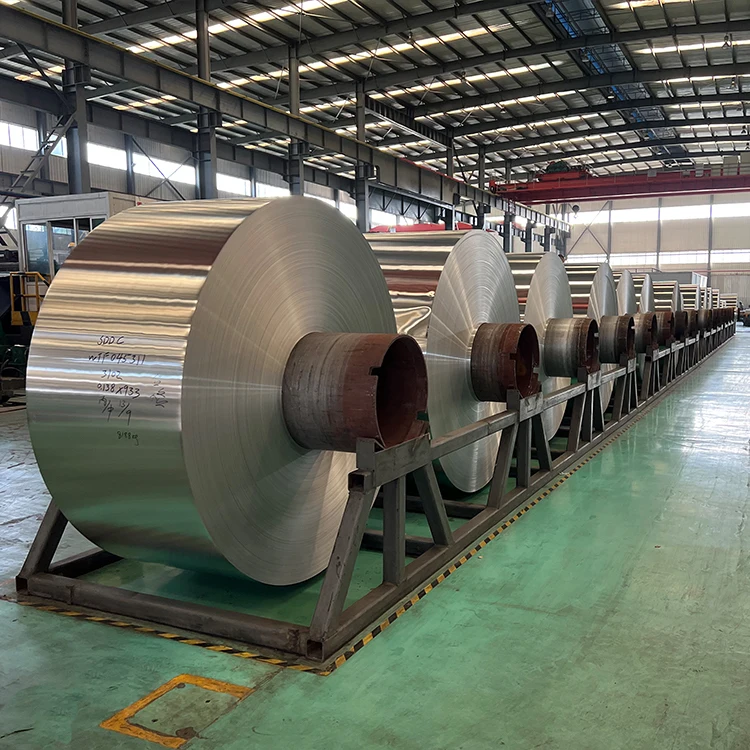 8011 сплав алюминиевая фольга рулон пищевая промышленная упаковка