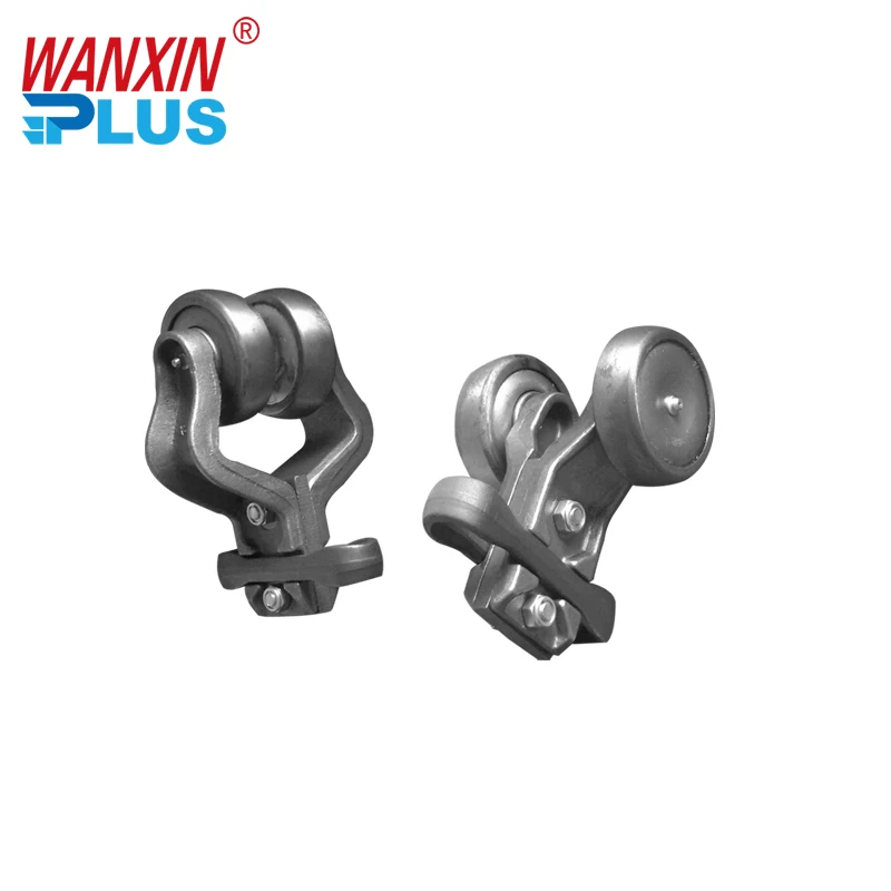 Painting Line Round Overhead Trolley Transmission Chain Hanging Oven System Drop Forged Conveyor Chain for Powder Coating