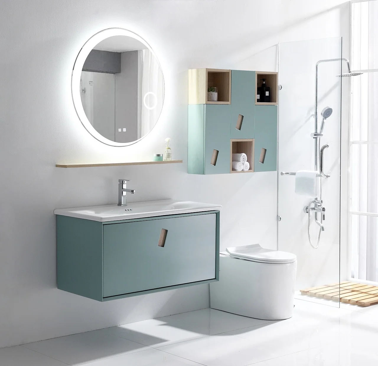 TZL Modern Bathroom Vanity Bathroom Furniture New Product Ideas Fully Assembled Cabinets Wash Basin Cabinet