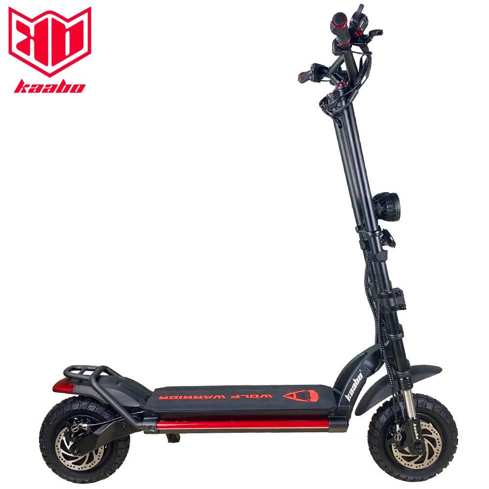 Original KB Wolf Warrior X 10inch 60V 21Ah Battery Double Drive 2200W Top speed 70 km/h Off Road Foldable Electric Scooter
