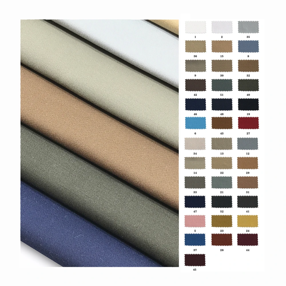 Ready Goods Wholesale Ring Spun 100 Cotton Yarn Dyed Spandex Cotton Fabric