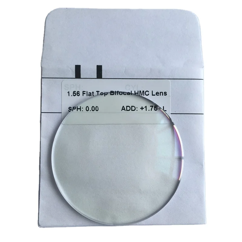 1.56 bifocal flat top spectacle lenses wholesale high quality