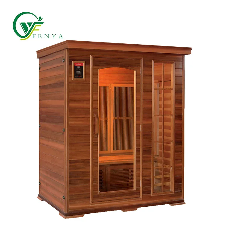 Good Quality Tradition Sauna Room Cedar for Soild Wood with Canadian Red Carton Customizable Solid Wood Home Bar