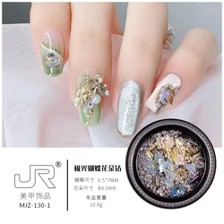 New Listing 3D Glitter Butterfly Crystal Diamond Mix And Match Series Nail Art Rhinestone Personal DIY Nail Decoration For Girls