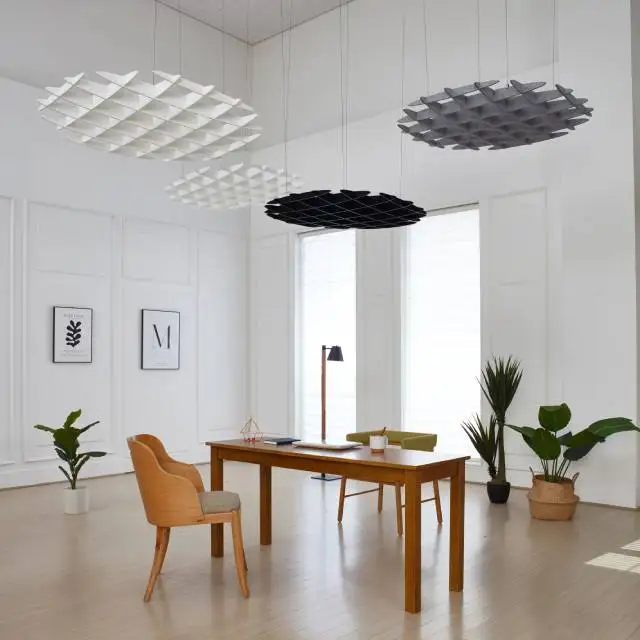 korean Art interior board eco friendly acoustic panels indoor decoration sound absorber soundproof panels