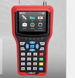 New digital DVB-S2 tv satellite finder support 5MP AHD cctv camera and Spectrum analyze