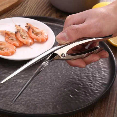 Stainless Steel Shrimp Peeler Home Shell Remover Kitchen Tools Gadget
