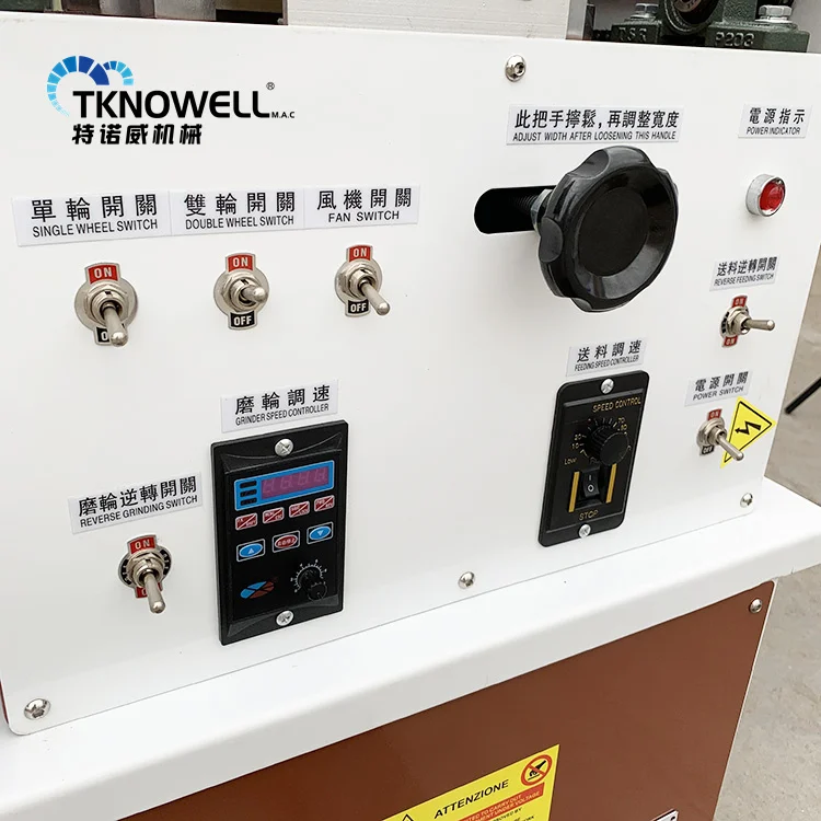 Tknowell кожа и поясом из искусственной кожи двойной краев полировальная машинка двухколесный мотоцикл края шлифовальные машины для оборудования по