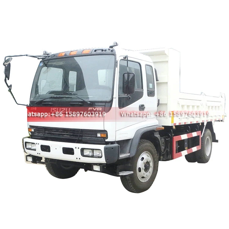 Good Quality I-SUZU FVR 240HP Euro 5 Engine  10Tons -15Tons Tipper Truck Car Good Price For Sales