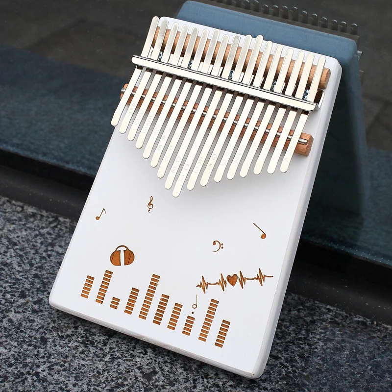 Factory supply kalimba 17 key thumb piano Likembe tuning kit hammer musical instrumebt best for indoor entertainment