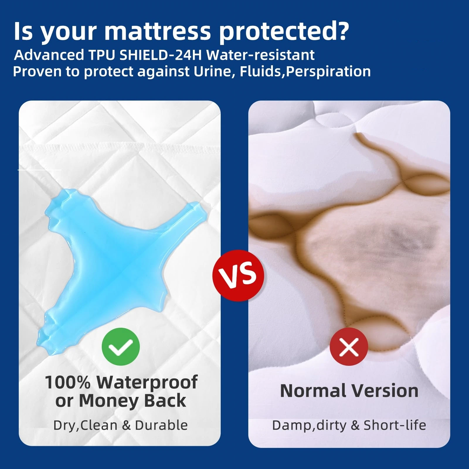 YK Hypoallergenic Waterproof 100% Polyester Bed Sheet Crib Mattress Protector