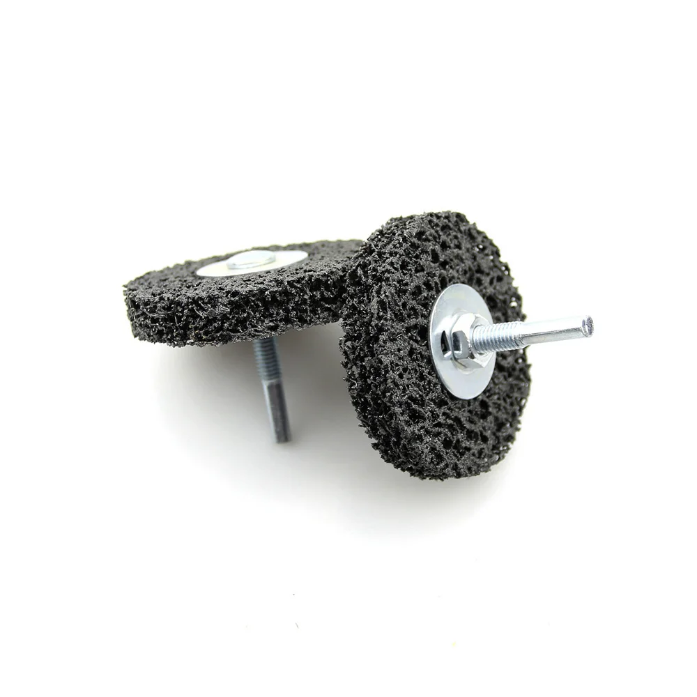 black purple blue Ceramic Zirconia metal silicon carbide clean strip disc  6mm shaft for rust removal abrasive grinding wheel