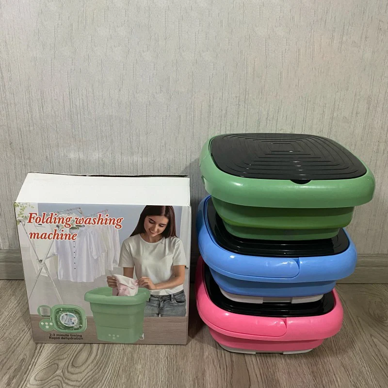 Mini Washing Machine Folding Small Household Portable Underwear Cleaning Dormitory Cleaning Machine