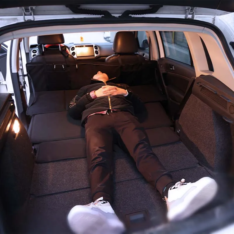 Promotional back seat car travel Fibreboard mattress PVC bed for set