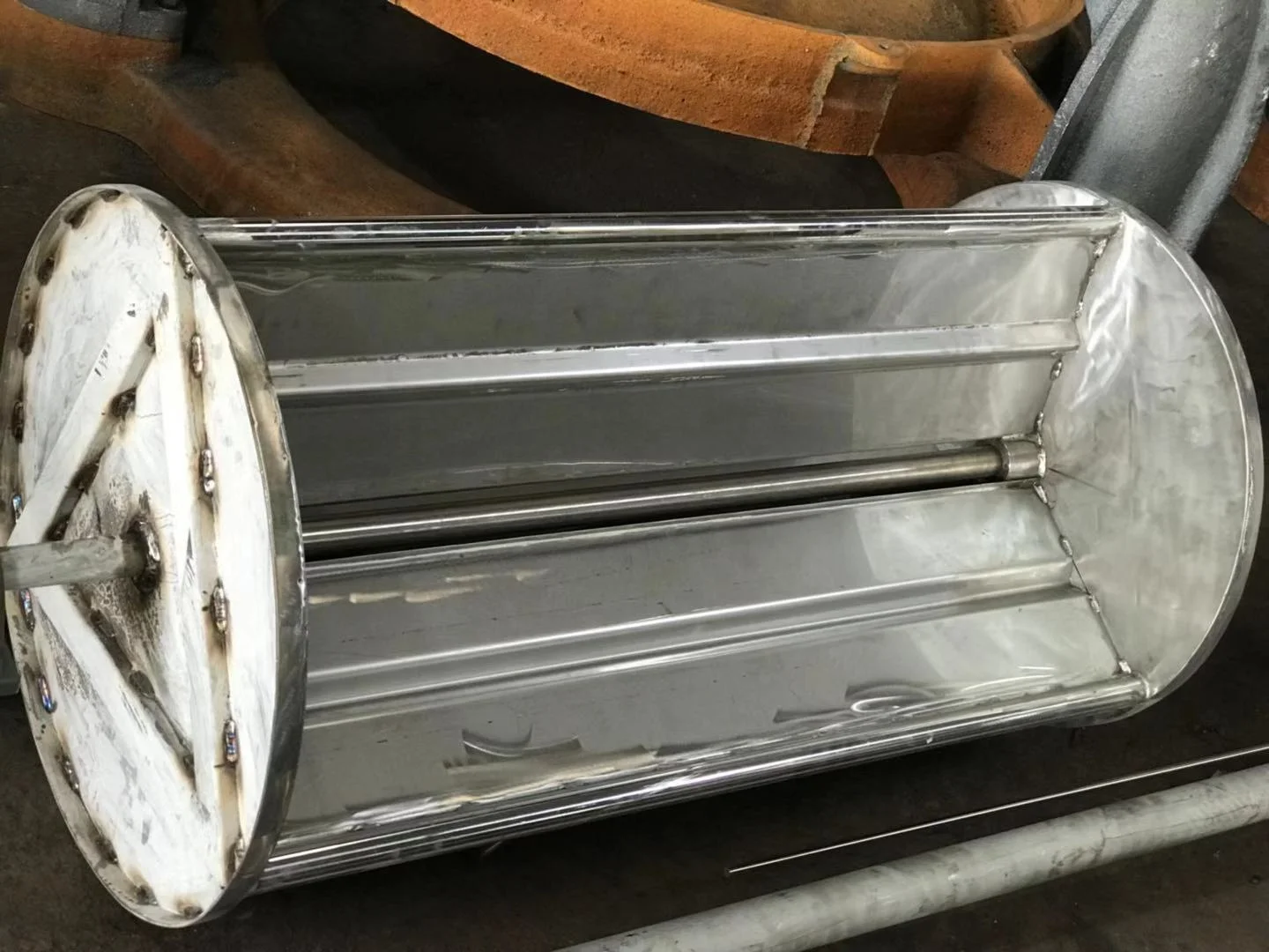 Textile machine paddle flow dyeing machine