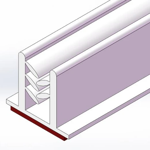 HZL Factory Flexible Custom Clear Plastic Display PVC Acrylic Supermarket Shelf Sign Gripper Grip Strip Card Holder Price Tag