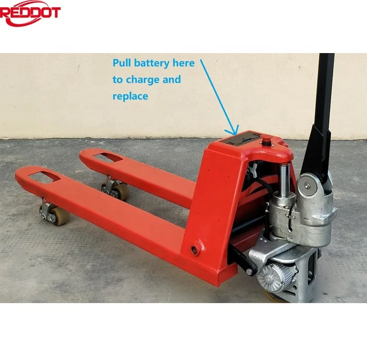 REDDOT new style Lithium ion lithium battery mini semi electric small hand pallet truck with 1000kg 1200kg