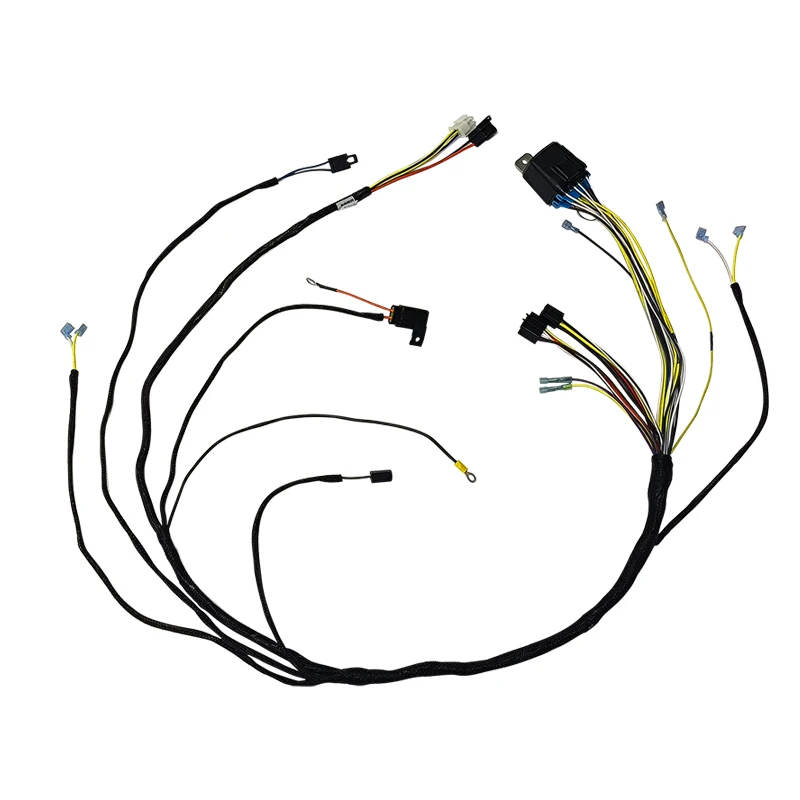 Wavelink Factory Manufacturing Custom Electrical Automotive Wiring Harness with Fuse Holder Auto Cable Assembly