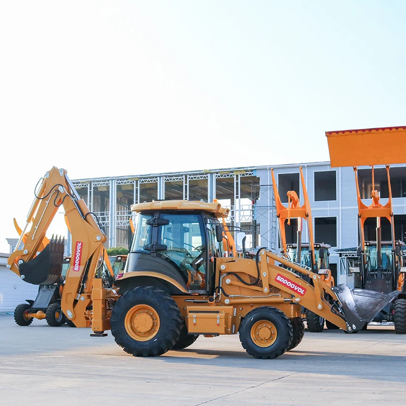 FREE Shipping Small Loader Diesel Mini Wheel Backhoes Excavator Loader Mini Backhoe Loader Excavator
