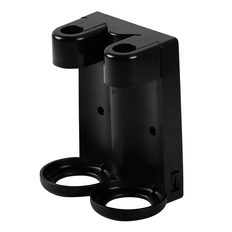 Wall Mounted ABS Plastic Lockable Liquid Two Champers Hotel Shower Gel amber soap dispenser with Holder