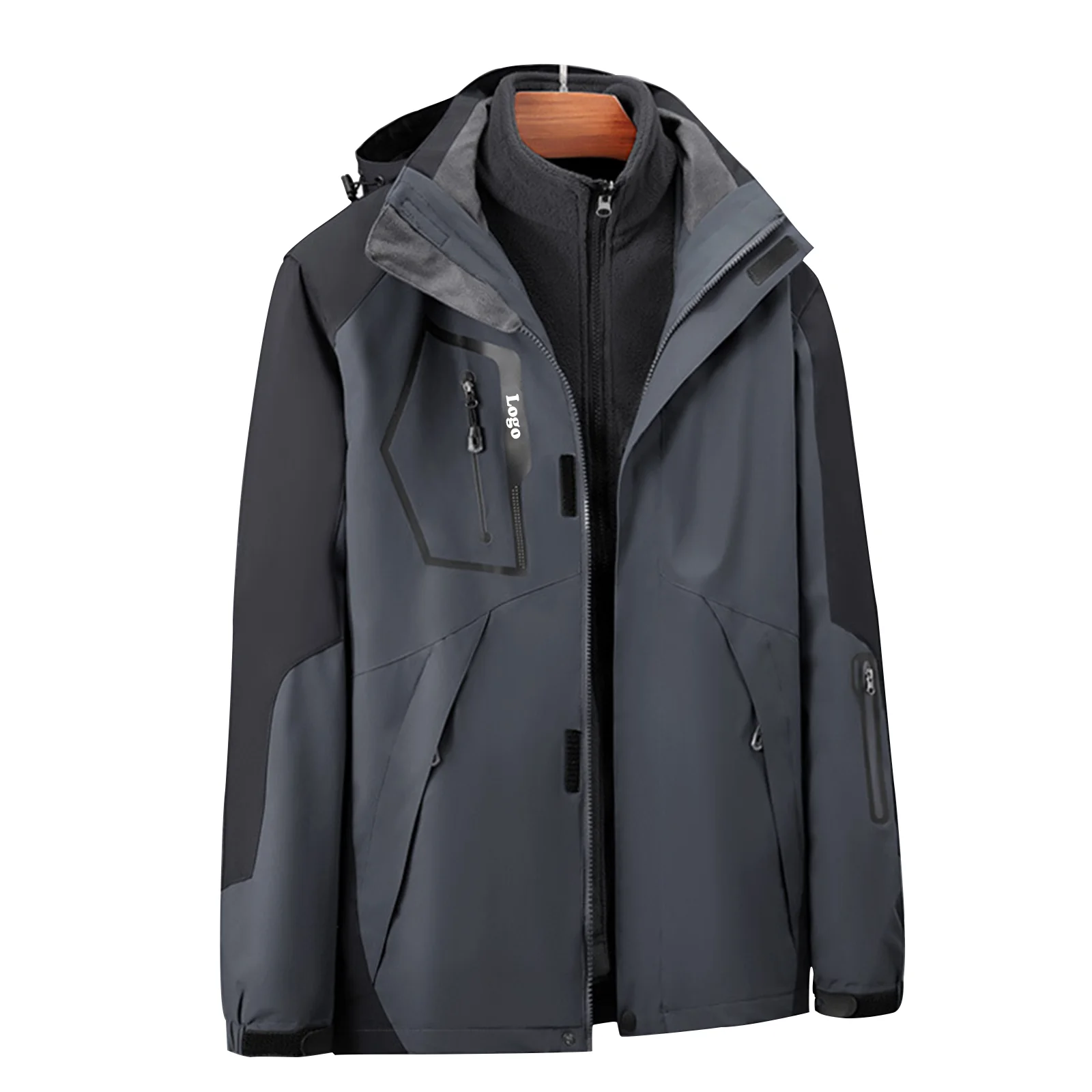 OEM Sofe Shell Jacket Custom Ski Jacket Waterproof Windbreaker Men European And American Outdoor Skiing Coats