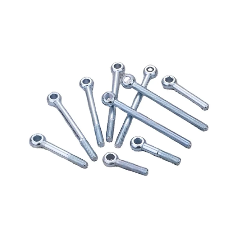 OEM Hot Sale Galvanized Carbon steel DIN 444 Eye Bolt eye bolts HDG Zinc Plate Lifting Eye screw Forged Machinery Fastener
