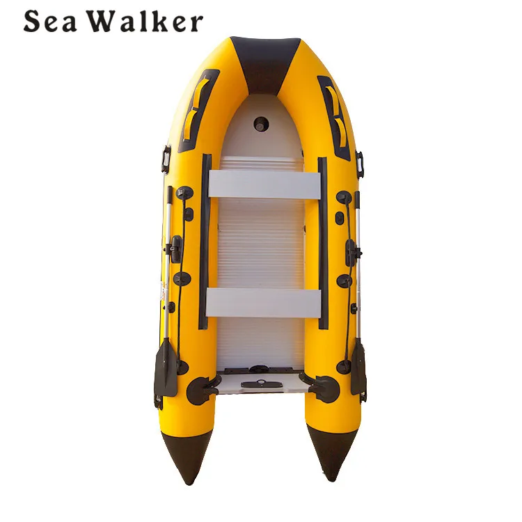 inflatable fishing boat rubber Rescue boat with aluminum floor