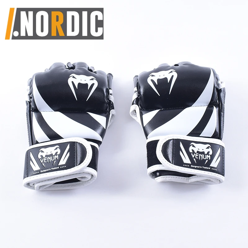 Boxing Glove Training Muay Thai for Sparring-Kickboxing-MMA-Fighting-Punching Bag Mitts Muay Thai Boxing Training Sparring Glov