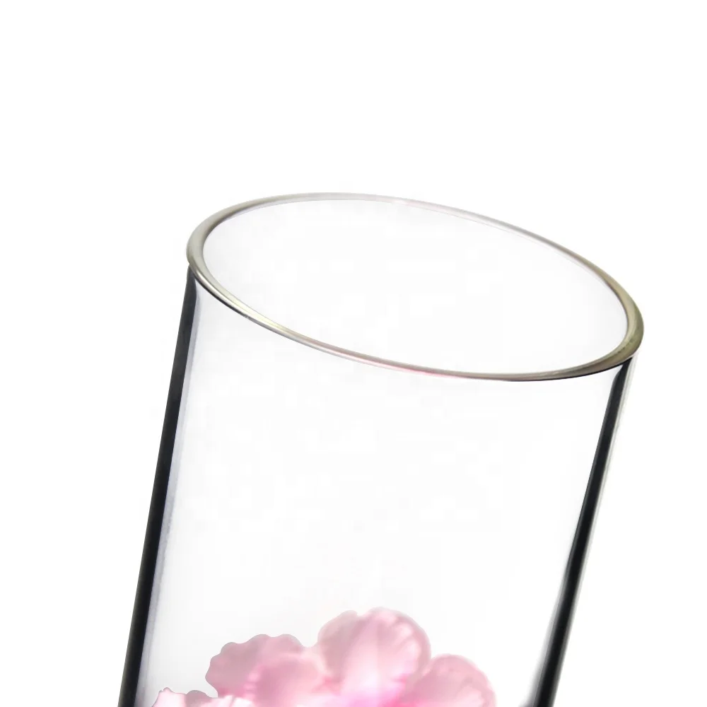Wholesales muti-size empty mini high Borosilicate clear glass food storage jar with bamboo cork lid