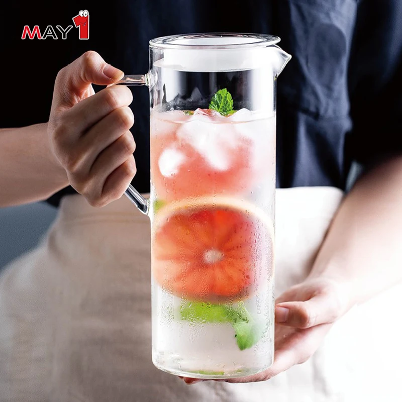 
Manufacture Direct Supply high Quality grade Handmade Glass Tea Coffee Pitcher 