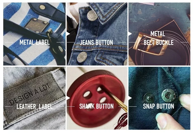 Metal Hollow Tubular Rivets Eyelets Grommets For Clothing Shoes