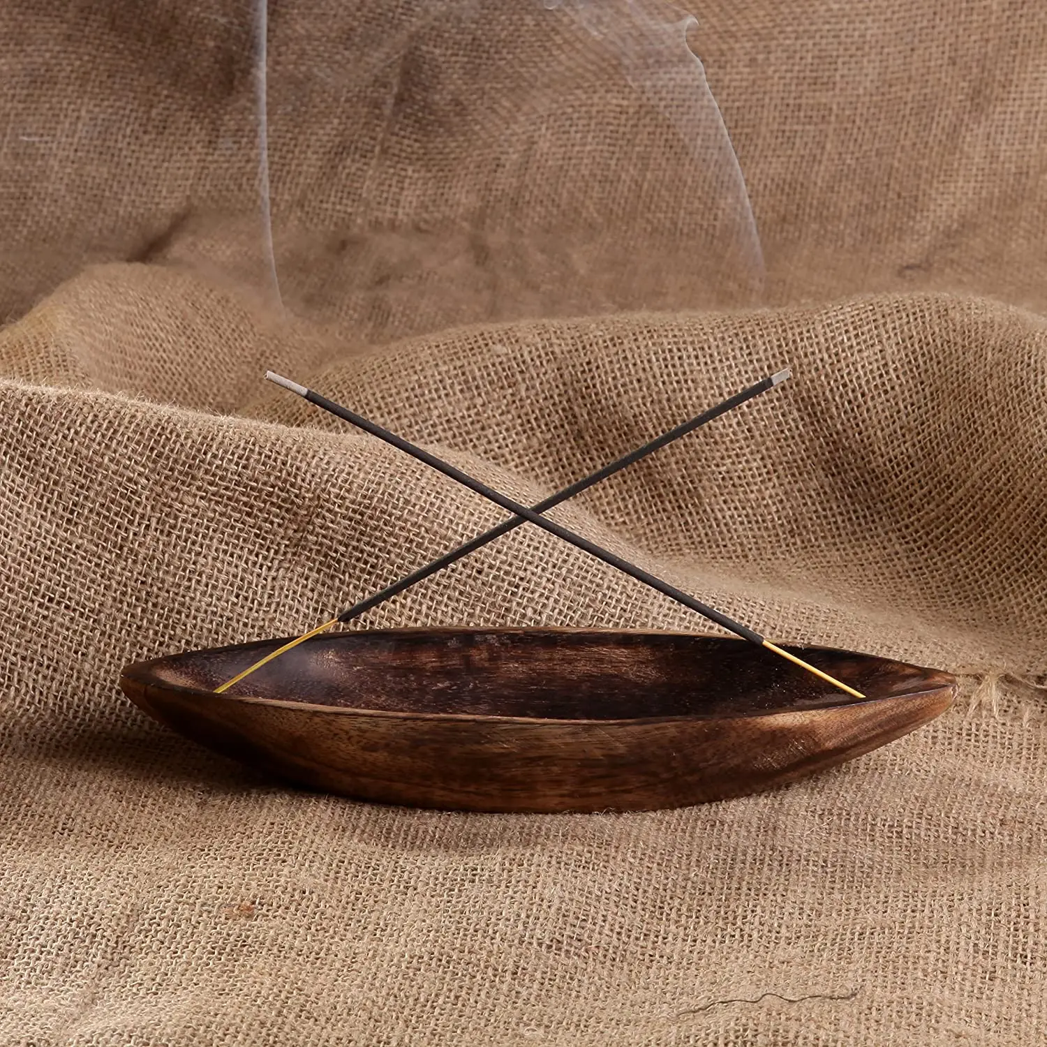 Incense Stick Ash Catcher | 10 inches Boat Shaped Incense Burner Holder Trough/ Tray for Aromatherapy