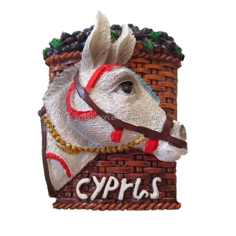 Factory Caribbean Dominican Republic Tourist Gift Decorative Polyresin Refrigerator Magnets 3D Resin Custom Souvenir Magnets