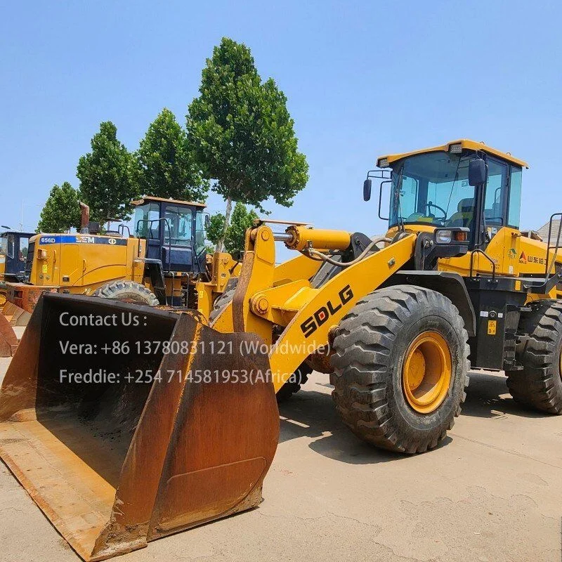 Second hand multi-function machinery small backhoe wheel loader for load wood