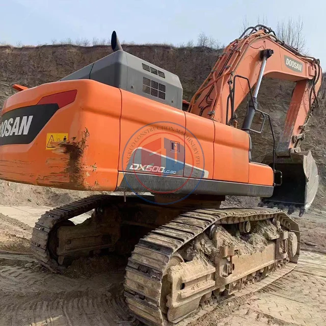 Тяжелый 50 тонн Doosan Dx500 Dx500lc Dx500lca Dx500lc-9c б/у гусеничный экскаватор Dx225 Dx300 Dx140
